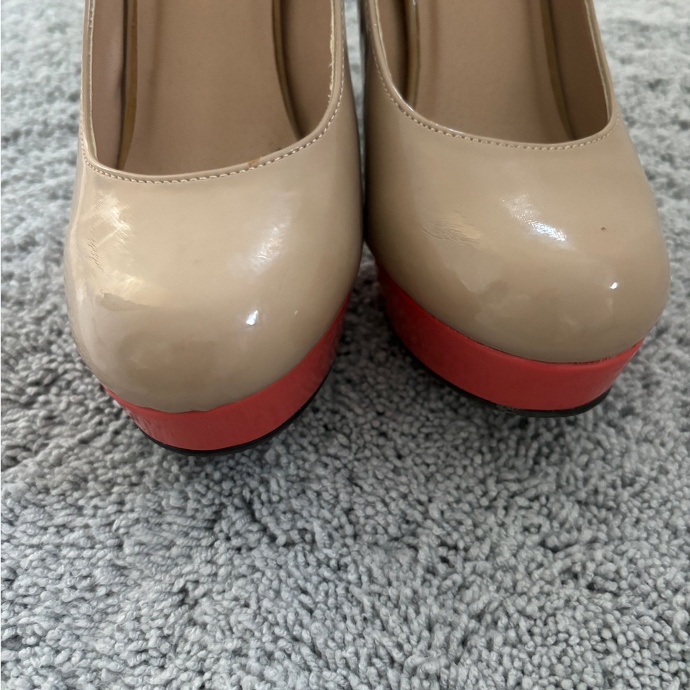 Color Block Heels - Picture 8 of 8